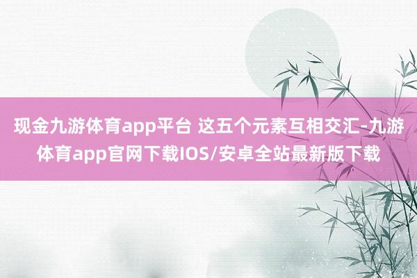 现金九游体育app平台 这五个元素互相交汇-九游体育app官网下载IOS/安卓全站最新版下载